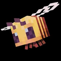 Minecraft Bee Character Graphic